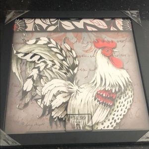 Rooster Framed Picture